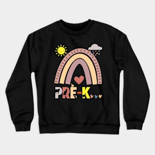 Pre-K Kittens Back To School Boys & Girls Pre-Kindergarten Student Teacher Crewneck Sweatshirt